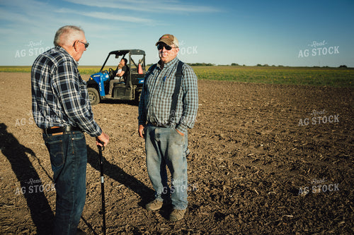 4 Generations of Farmers in Field at Planting 4229