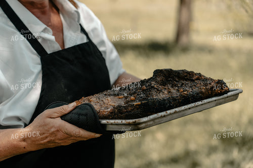 Holding a Plate of Food 58200