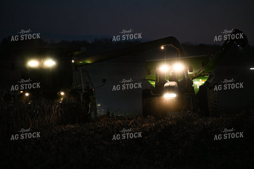 Corn Harvest at Night 90039