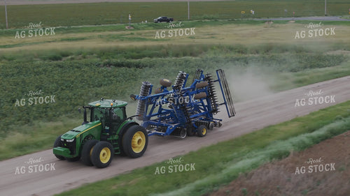 Tractor Driving on Road 239377
