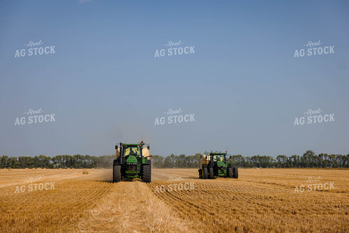 Baling Straw Bales 152336