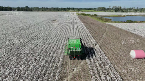 Aerial of Cotton Harvest 149112