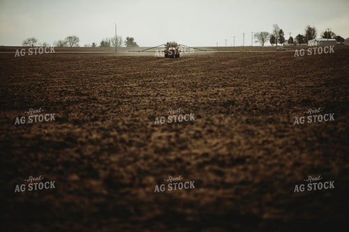 Fertilizer Spreader in Field 3671
