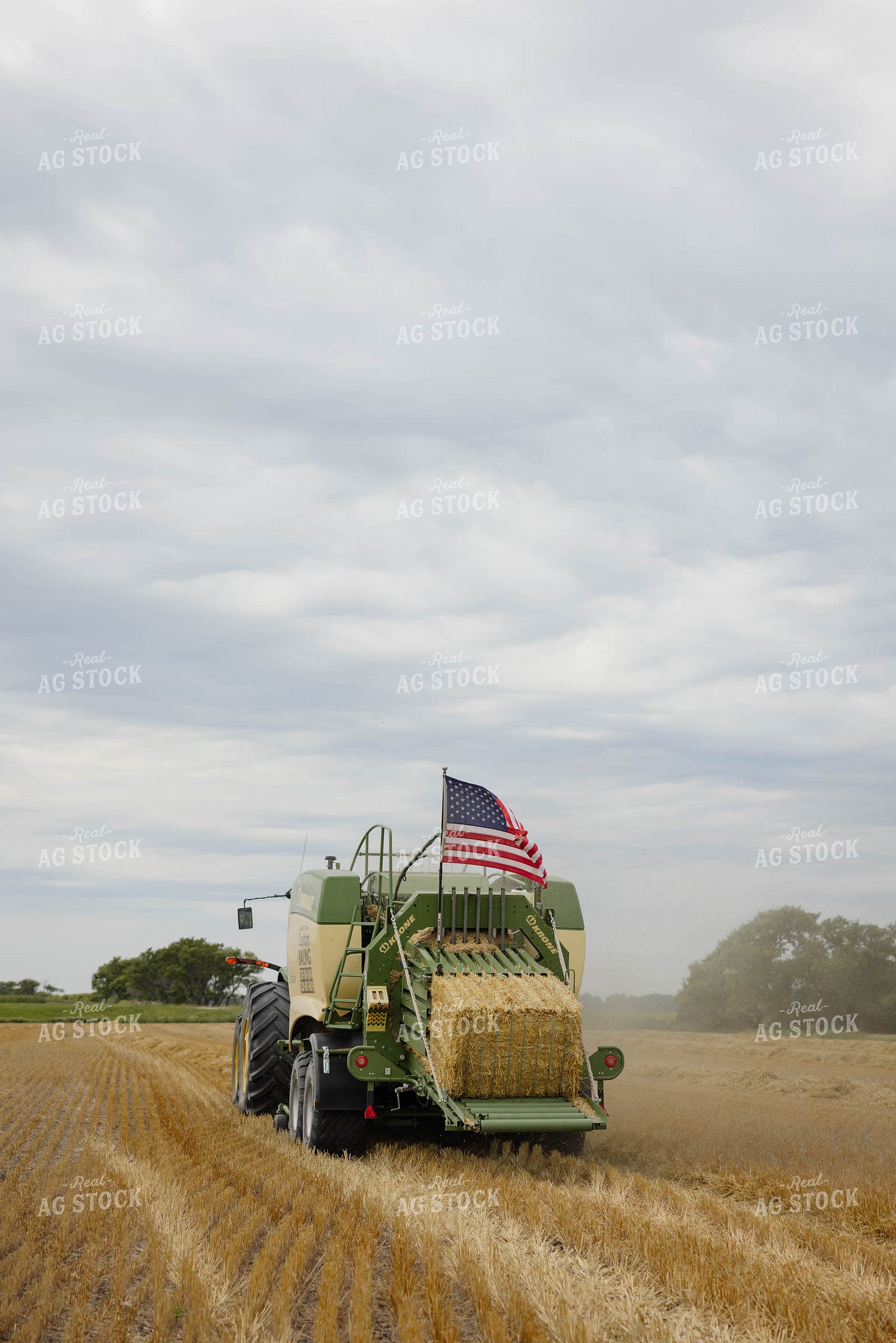 Baling Wheat Straw 296032