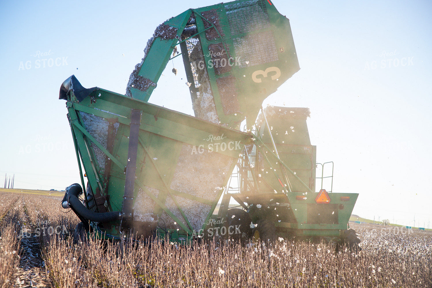 Unloading Harvested Cotton 208107