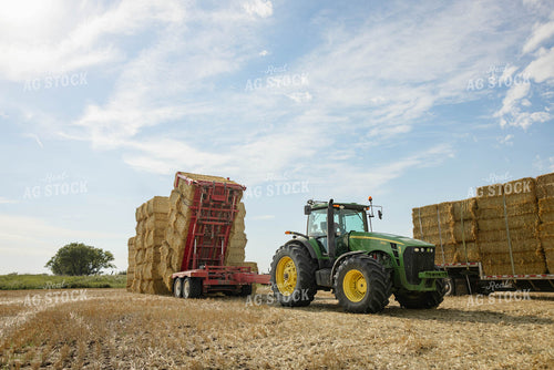 Loading Wheat Straw Bales 296088
