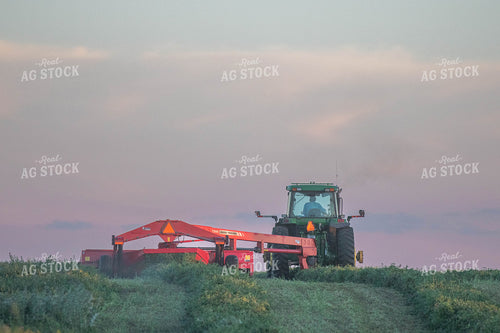 Tractor Cutting Alfalfa 72069