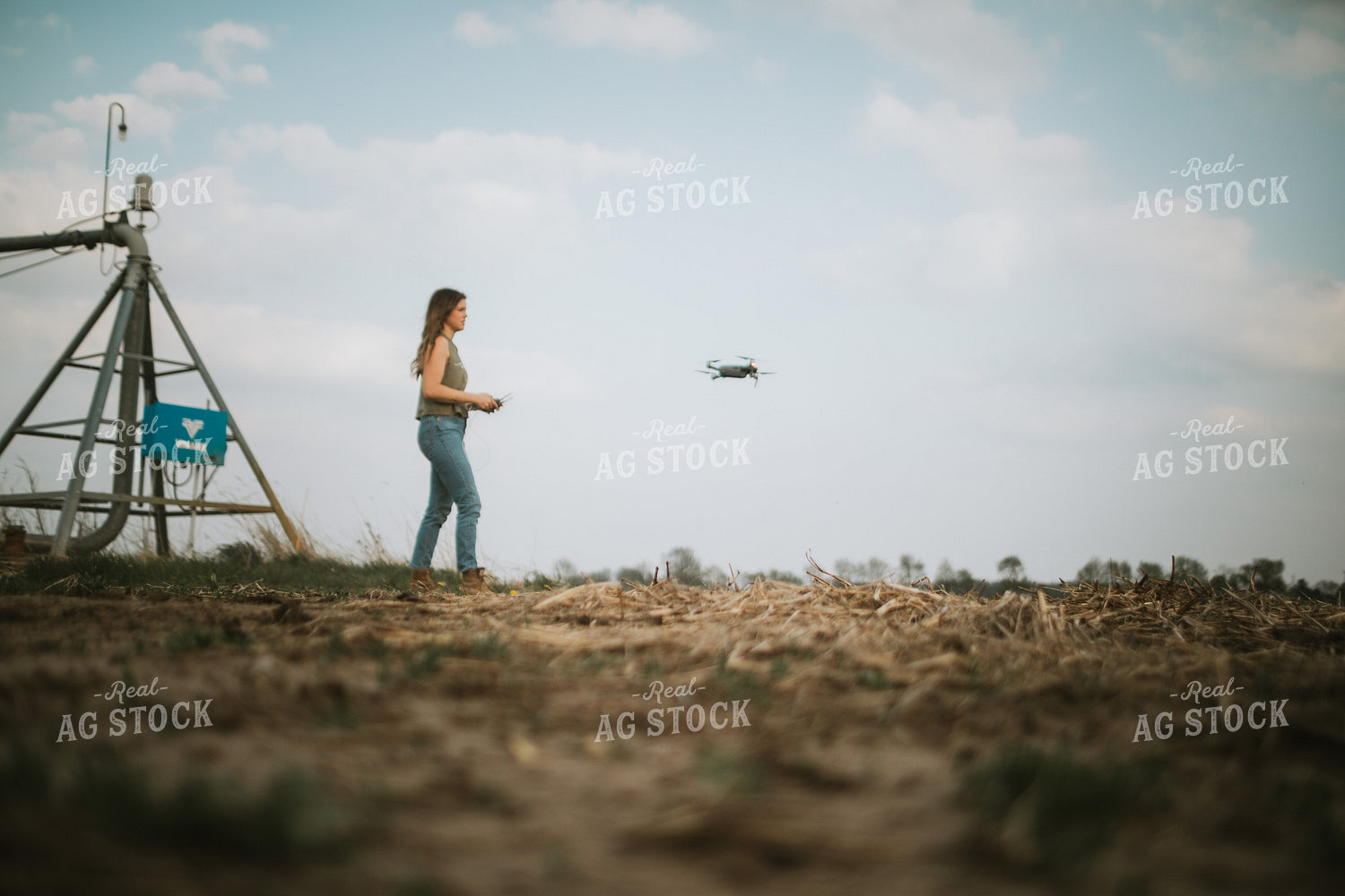 Farmer with Drone 5611