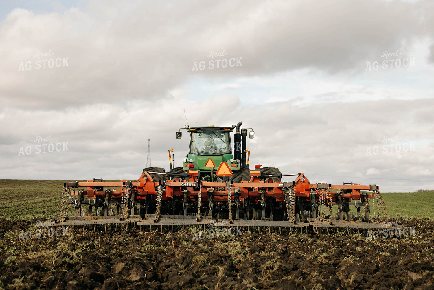 Tillage with Disk Ripper in Alfalfa Field 152873