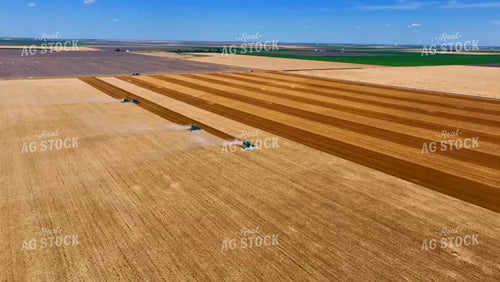 Aerial of Wheat Harvest 199081