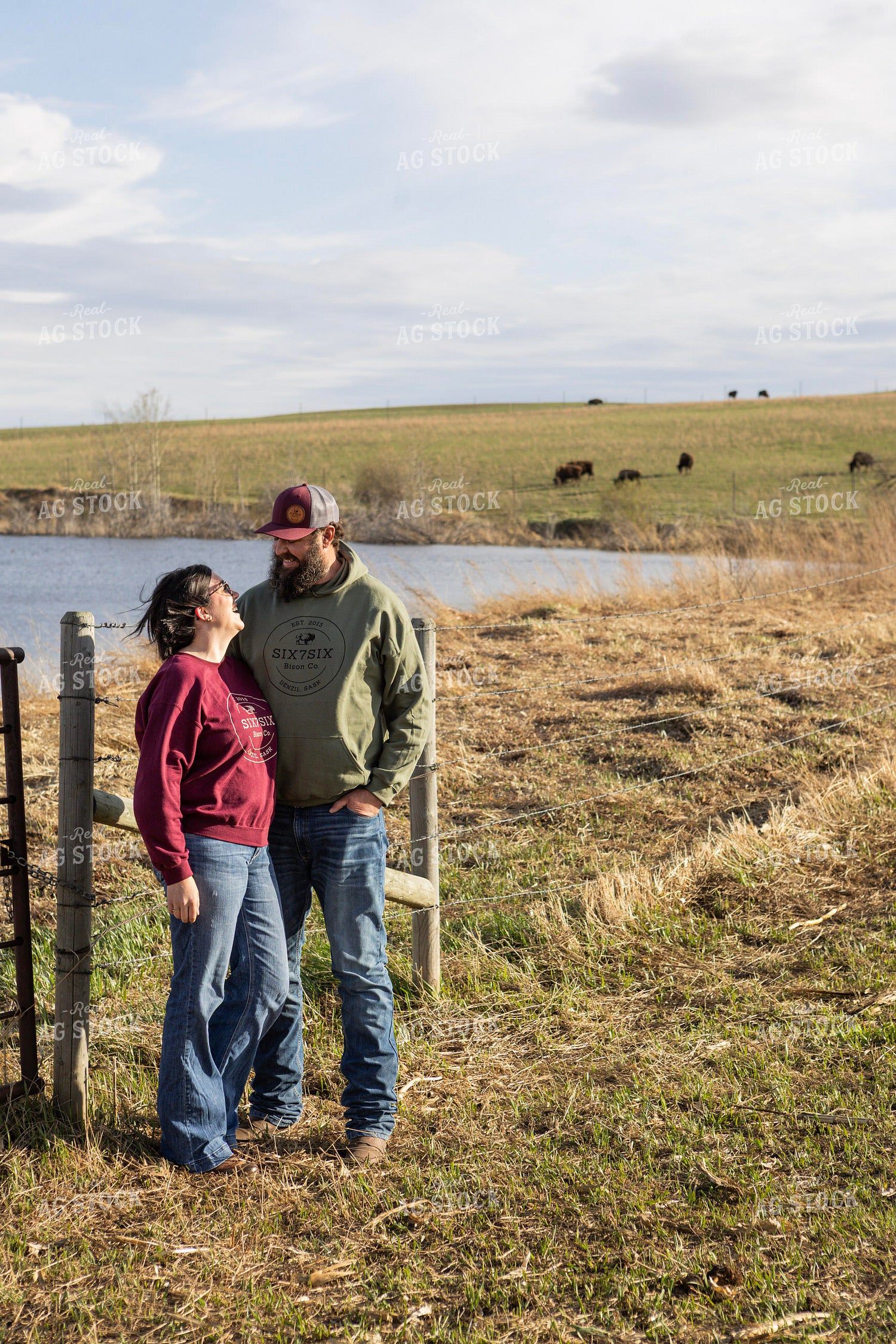 Rancher Couple in Pasture 187128