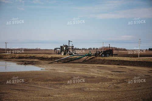 Pumping Manure from Slurry to Dragline 152162