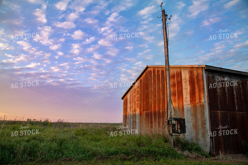 Red Barn at Sunset 25003