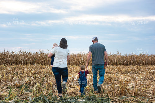 Farm Family in Field 129058