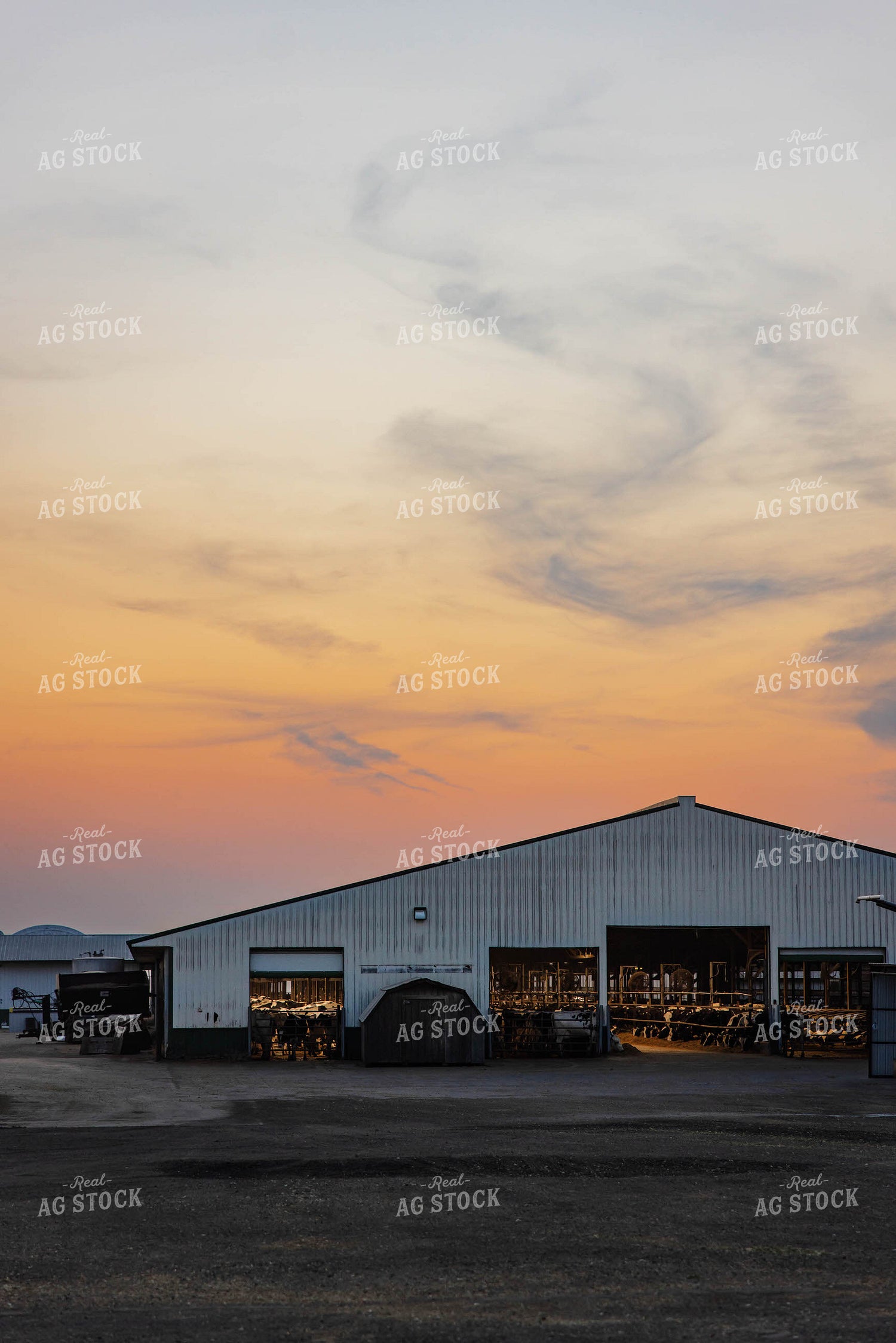 Dairy Barn at Sunset 152529
