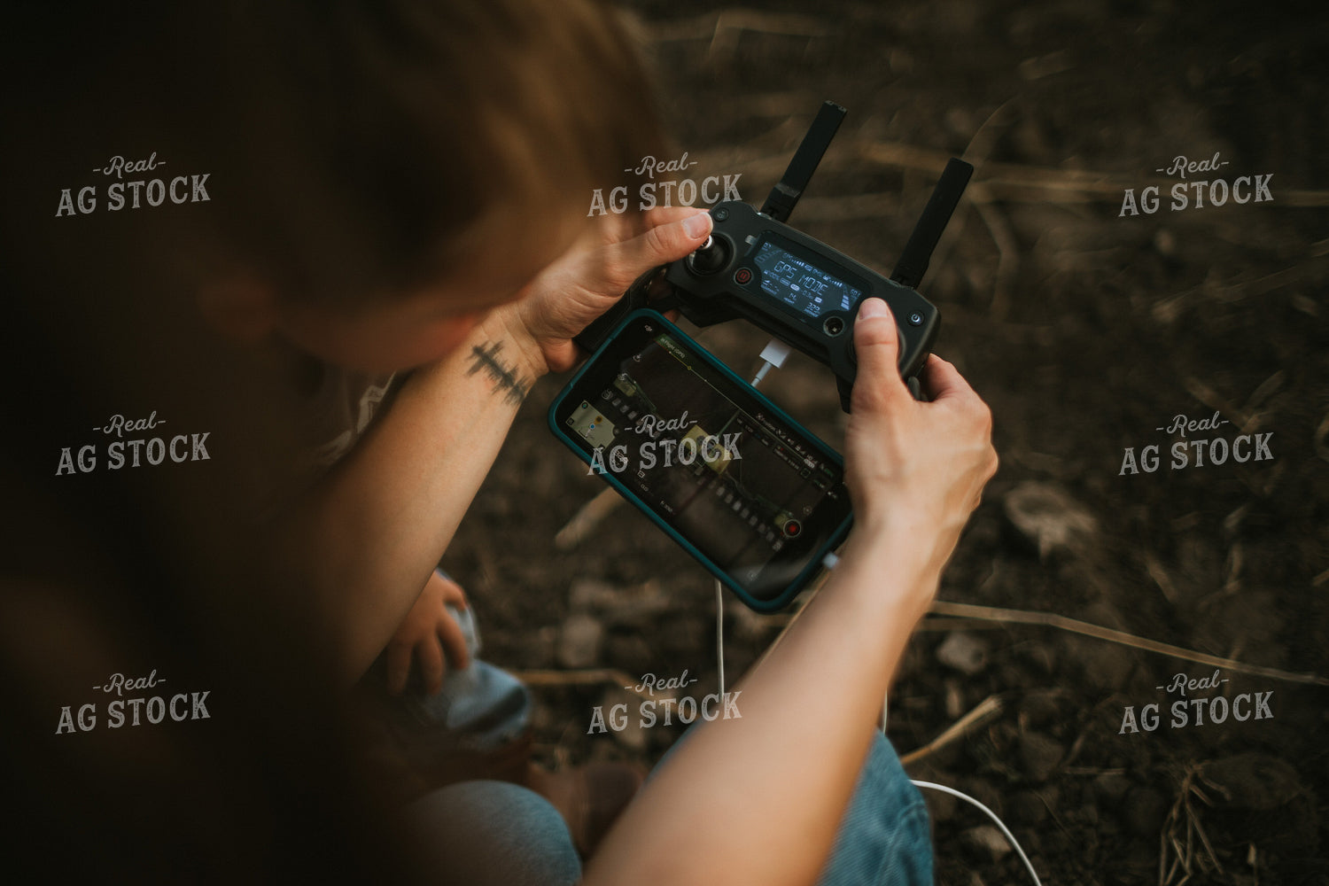 Farmer with Drone 5621