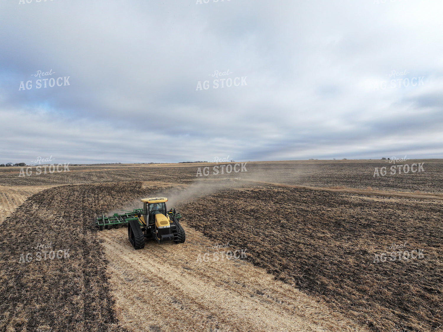Aerial of Plowing 141204