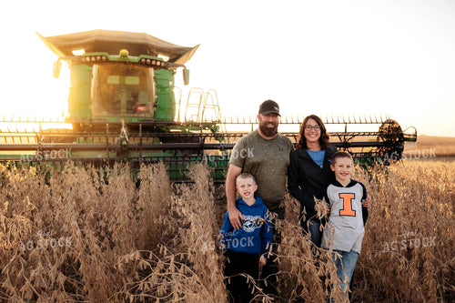 Farm Family by Combine 115597
