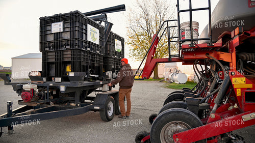 Loading the Planter with the Seed Tender 25330