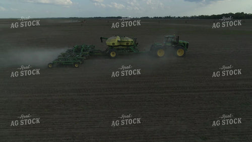 Seeding Field at Dusk Drone 80027