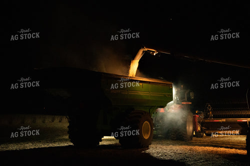 Machinery in the Field at Night 25807