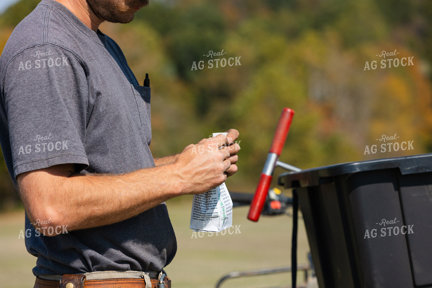 Farmer Taking Soil Samples 52802