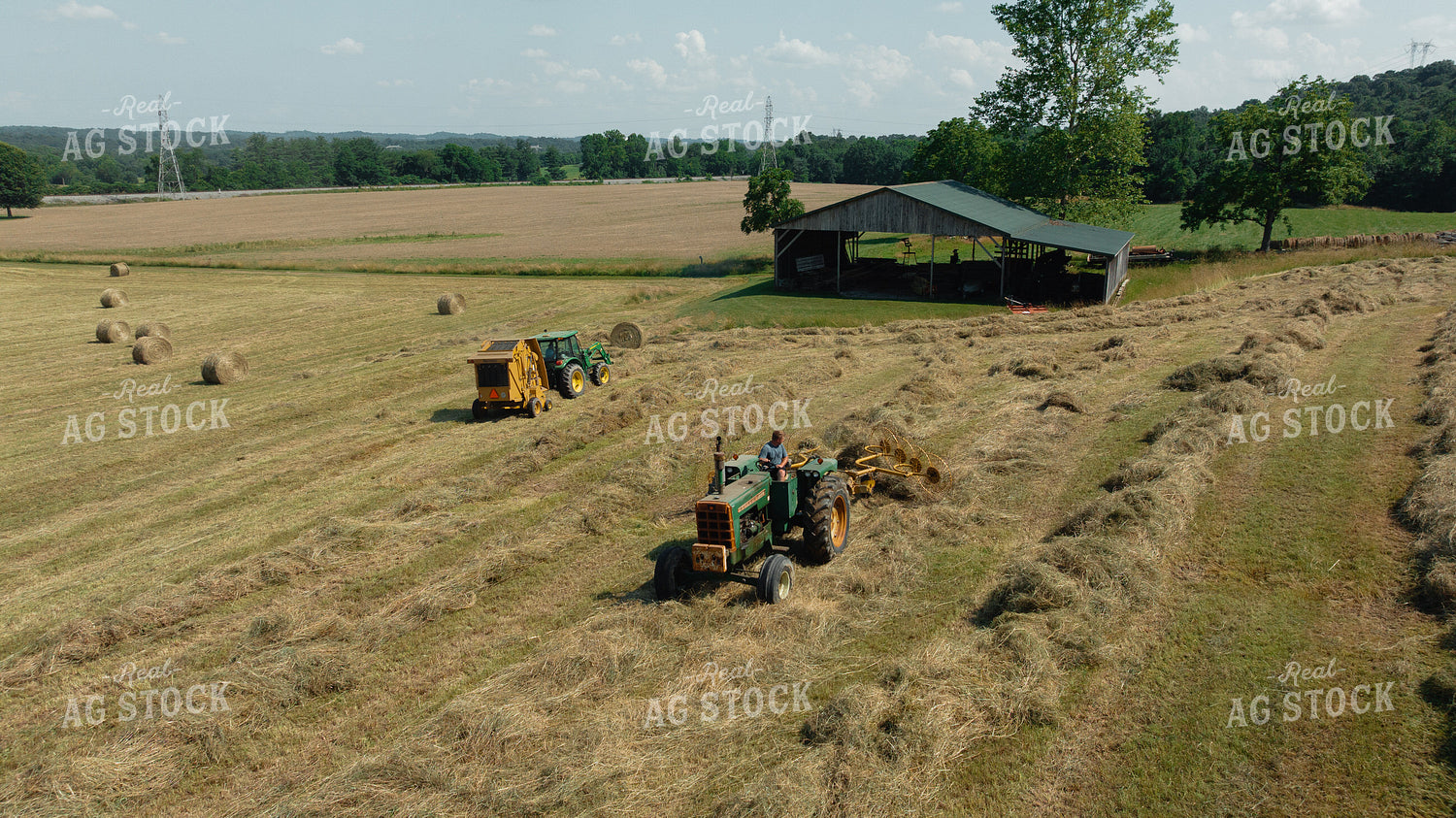 Baling Hay 52993