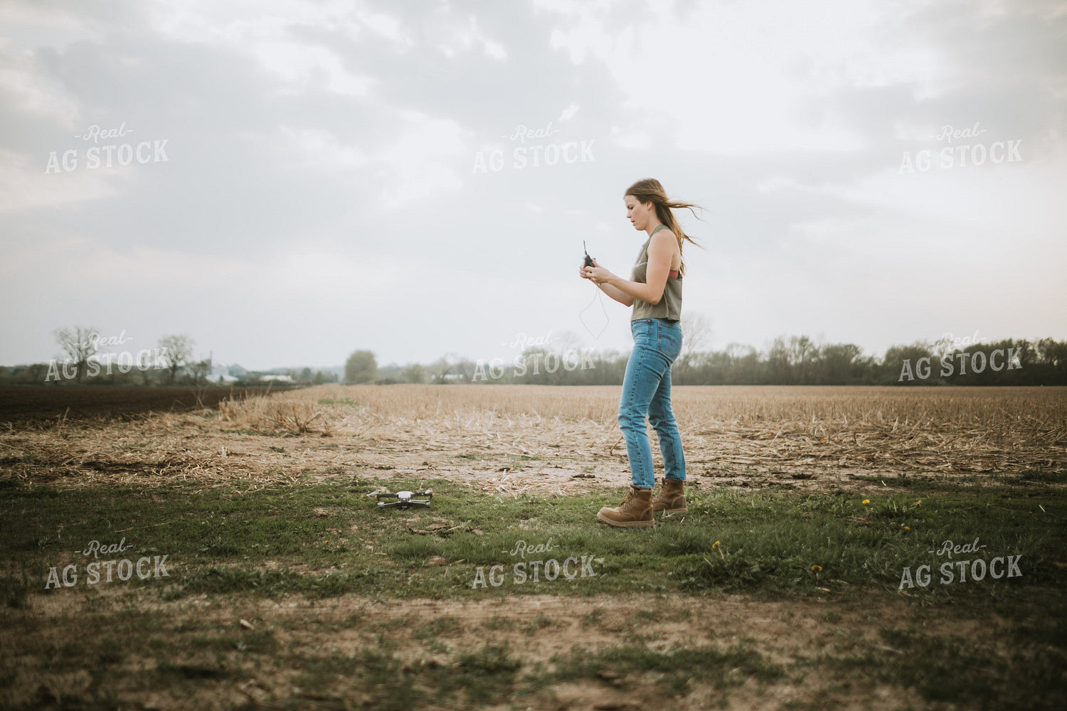 Farmer with Drone 5610
