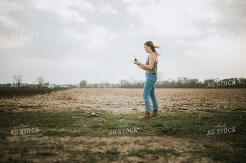 Farmer with Drone 5610