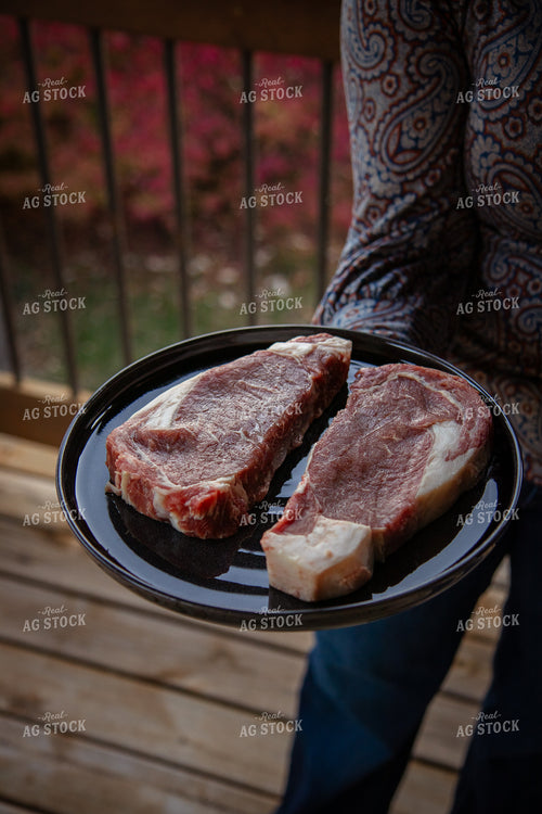 Steaks on Plate 268131