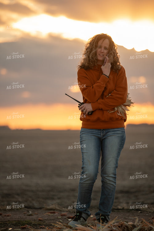 Farmer Talking on Phone 76521