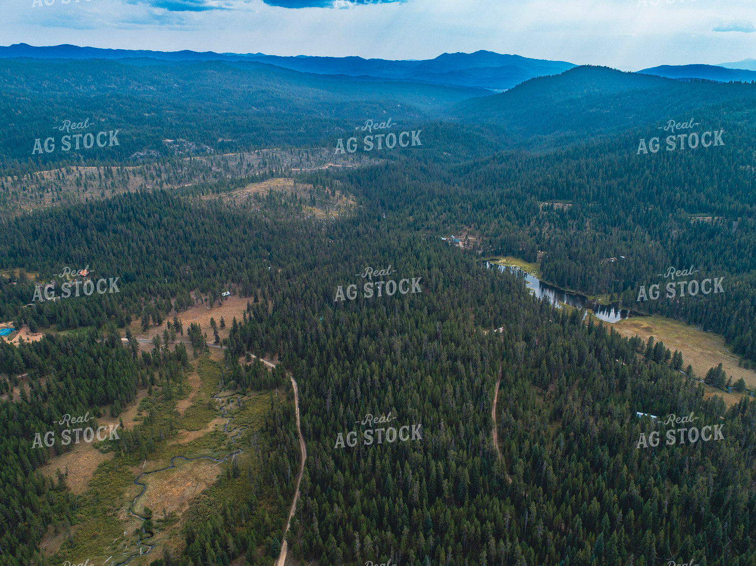 Aerial Mountain Landscape 122077