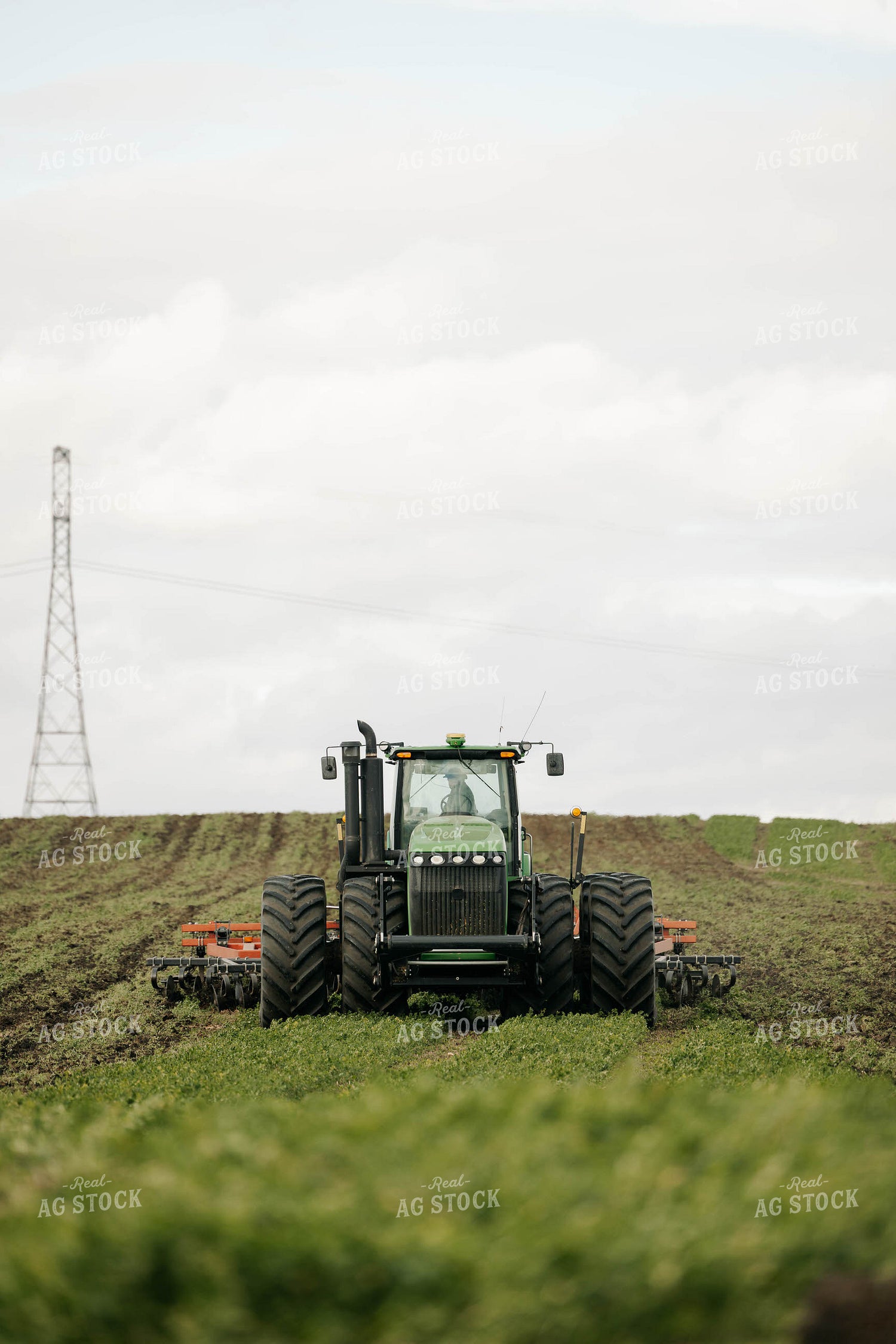 Tillage with Disk Ripper in Alfalfa Field 152869