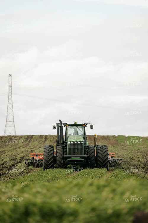 Tillage with Disk Ripper in Alfalfa Field 152869