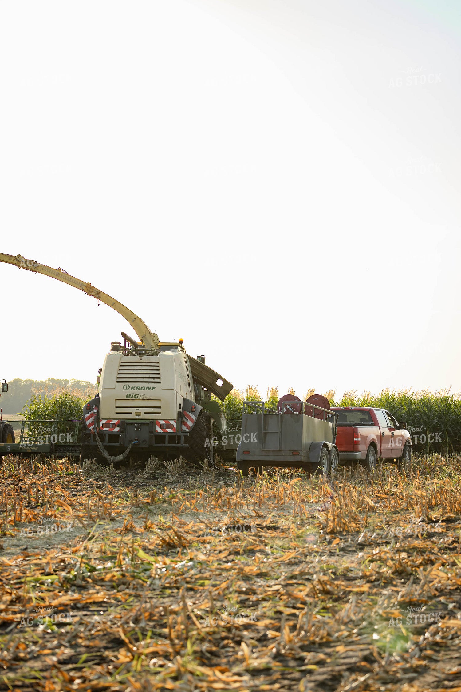 Fueling Up Silage Harvestor 152956