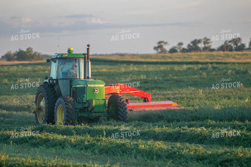 Tractor Cutting Alfalfa 72066