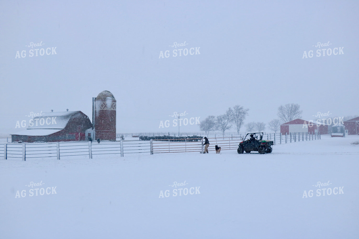 Farmer Opening Gate 299300