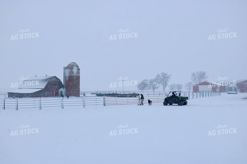 Farmer Opening Gate 299300