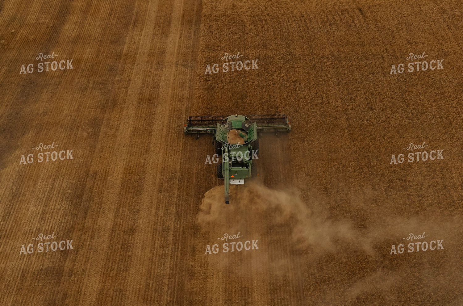 Aerial of Wheat Harvest 187279