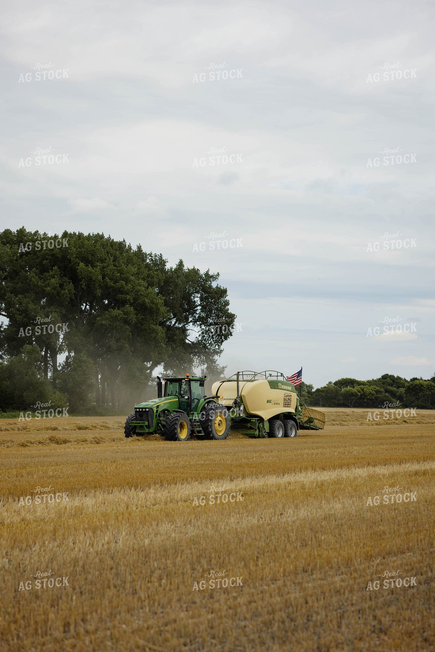Baling Wheat Straw 296034