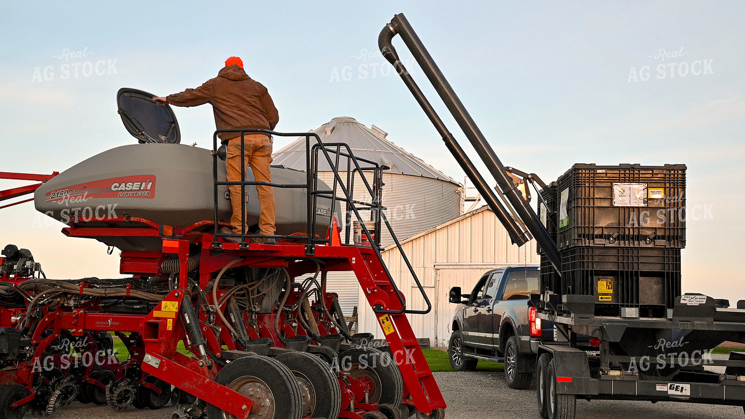 Loading the Planter with the Seed Tender 25340