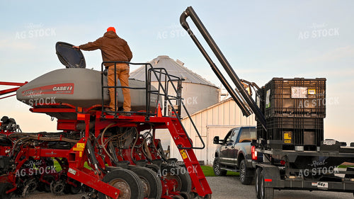 Loading the Planter with the Seed Tender 25340