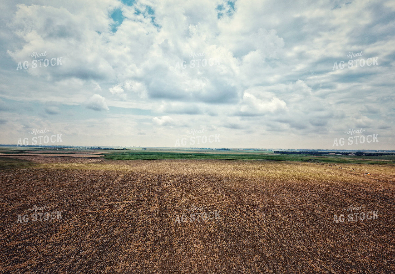 Aerial of Tilled Ground 141289