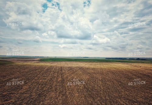 Aerial of Tilled Ground 141289