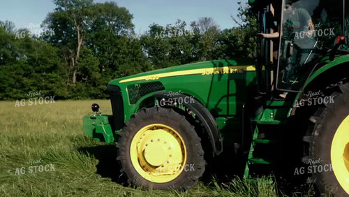 Getting Out of Tractor 2949