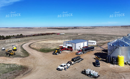 Aerial of Farm Machinery 141221