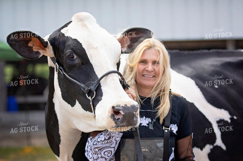 Dairy Farmer at Cattle Livestock Show 55100