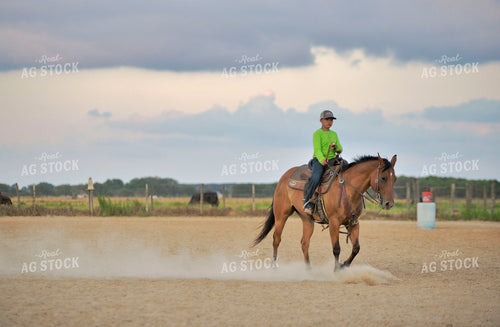 Kid on Horse 110008