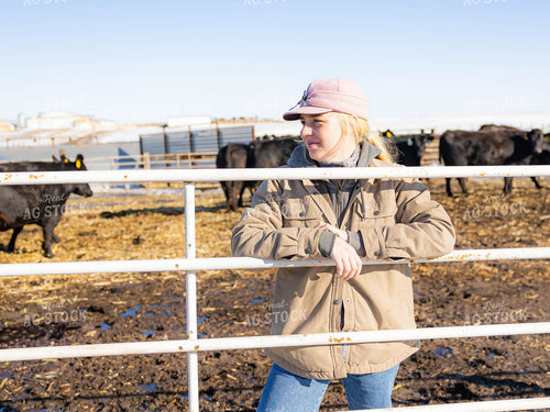 Rancher in Cattle Fence 70222