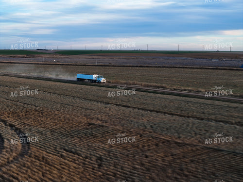 Semi Transporting Grain 239425